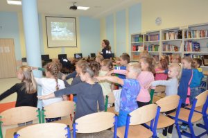 Spotkanie z dziećmi w Bibliotece.