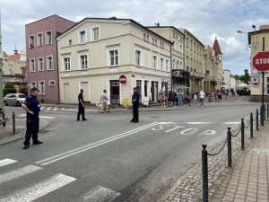 Policjanci zabezpieczali wizytę Premiera w Wejherowie