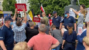 Policjanci zabezpieczali wizytę Premiera w Wejherowie