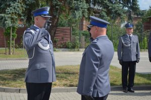 Złożenie meldunku Komendantowi Powiatowemu Policji w Wejherowie