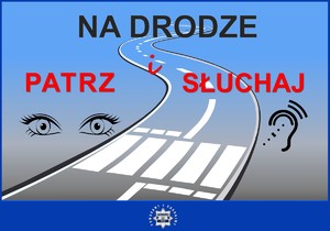 Plakat patrz i słuchaj