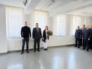 Zaproszeni Goście od lewej Burmistrz Miasta Reda, Wójt Gminy Choczewo oraz Przedstawicielka UG w Gniewinie