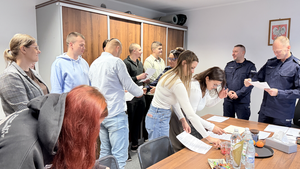 rozmowa i podpisanie rozkazów