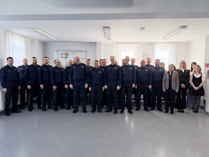 Uroczystość związana z powitaniem nowych Zastępców Komendanta, którym zostały powierzone obowiązki oraz powierzeniu obowiązków na stanowisku Komendanta Komisariatu Policji w Rumi